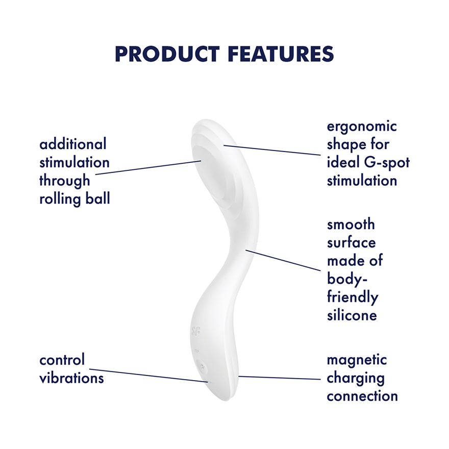 Satisfyer Rrrolling Pleasure G-Spot Vibrator - Thorn & Feather