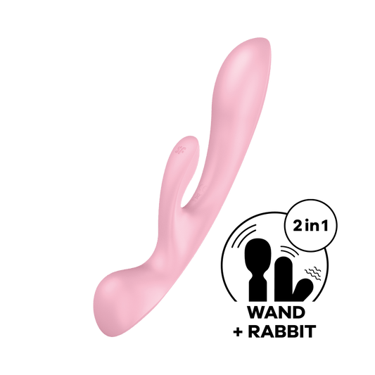 Satisfyer Triple Oh Rabbit Vibrator - Thorn & Feather