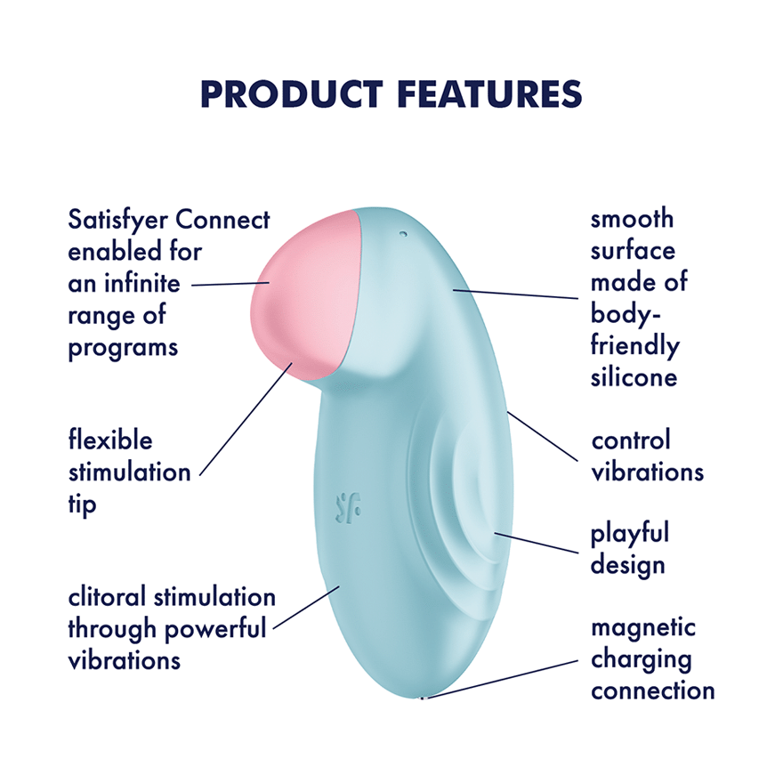 Satisfyer Tropical Tip Connect App Clitorial Vibrator