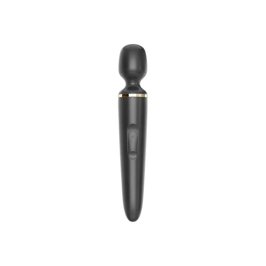 Satisfyer Wand-er Woman XXL - Black, Gold - Thorn & Feather