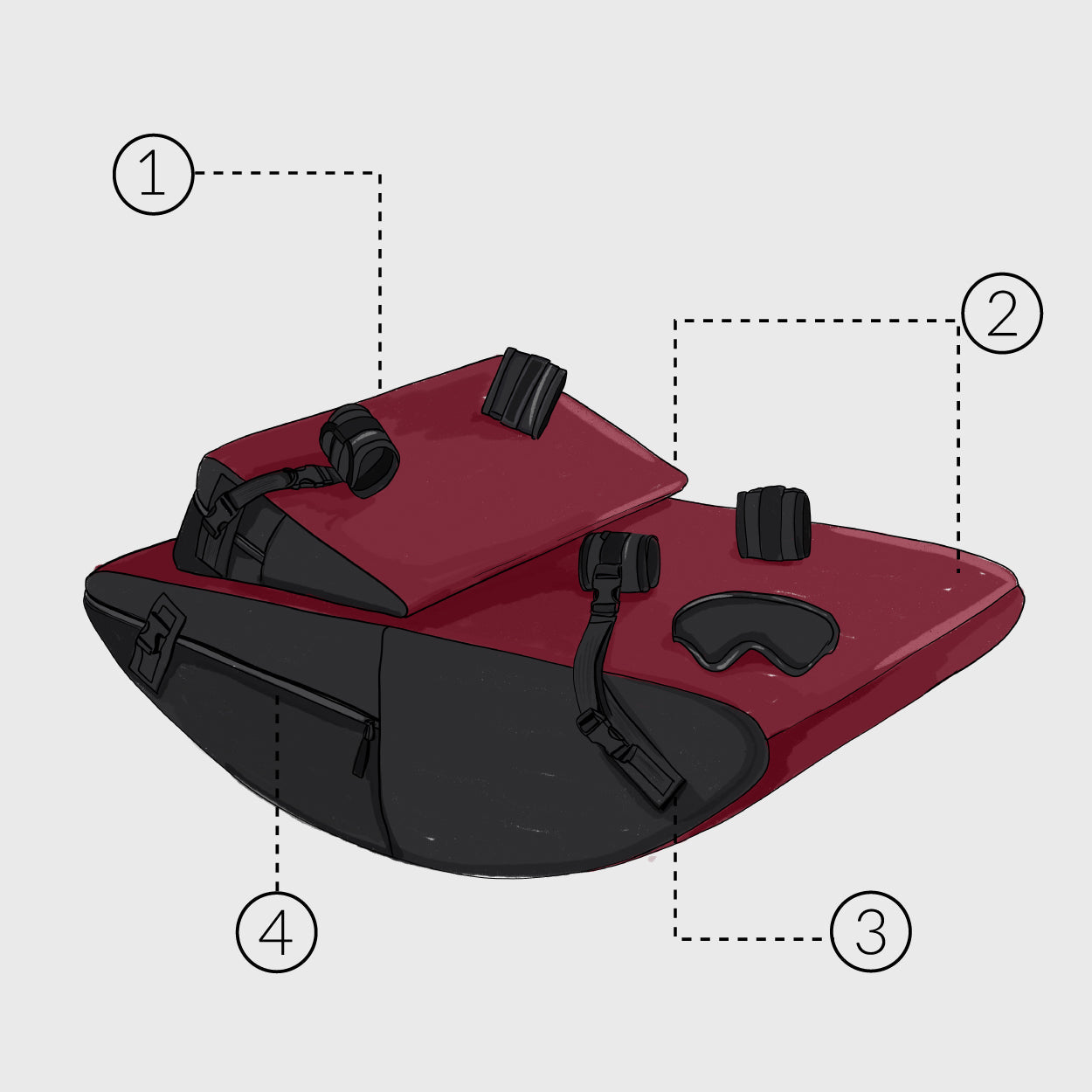 Liberator Scoop Rocker Combo Sex Positioning Shape - Valkyrie Edition