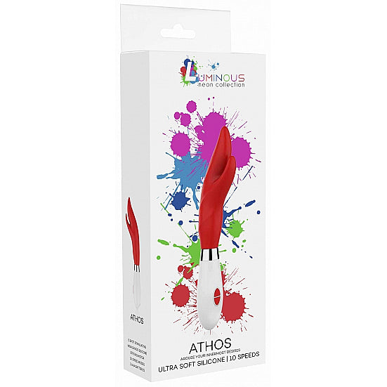 Athos Ultra Soft Silicone 10 Speed Vibrator - Thorn & Feather