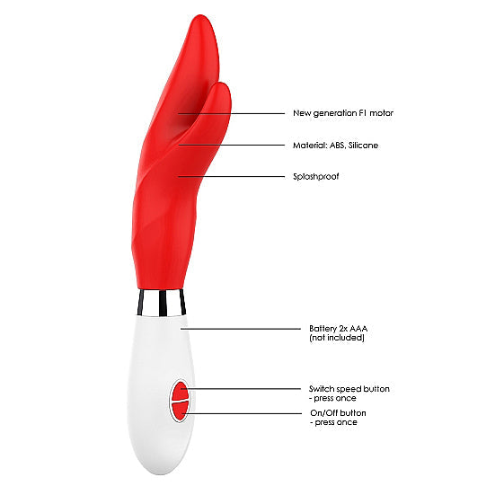 Athos Ultra Soft Silicone 10 Speed Vibrator - Thorn & Feather