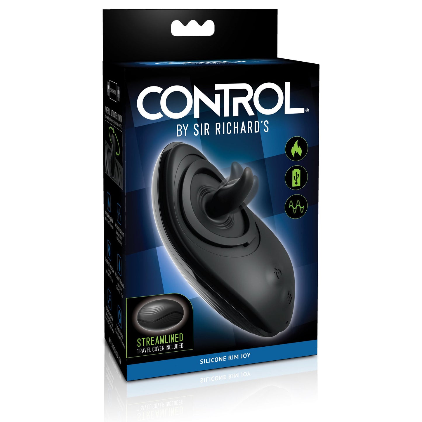 Sir Richard's Control Rim Joy Silicone Tongue Vibrator