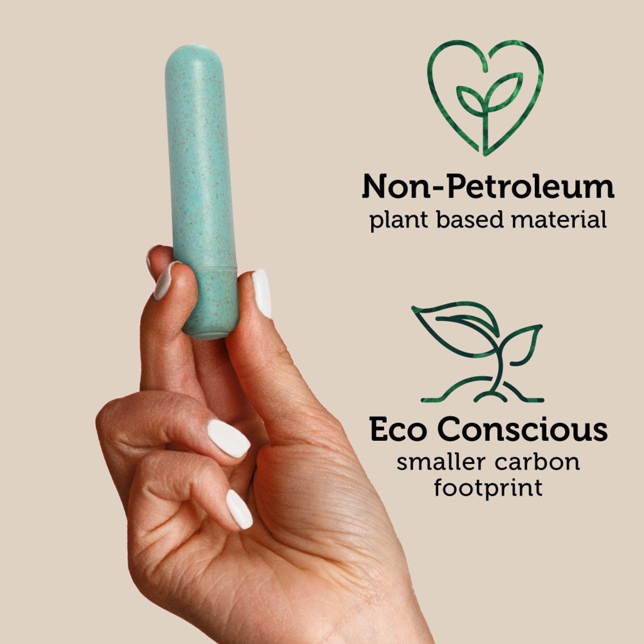 Gaia Eco Biadegradable Bullet Vibrator - Aqua - Thorn & Feather