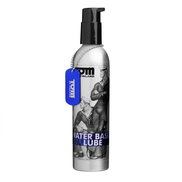 Tom of Finland Water Based Lube - 8 Oz - Thorn & Feather