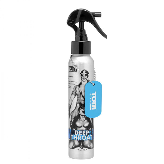 Tom of Finland Deep Throat Spray - 4 oz - Thorn & Feather