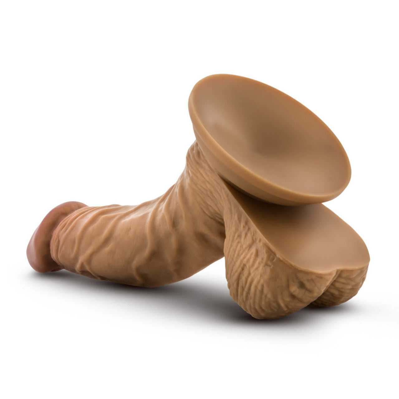 6.5 Inch Dildo With Balls - Tan - Thorn & Feather