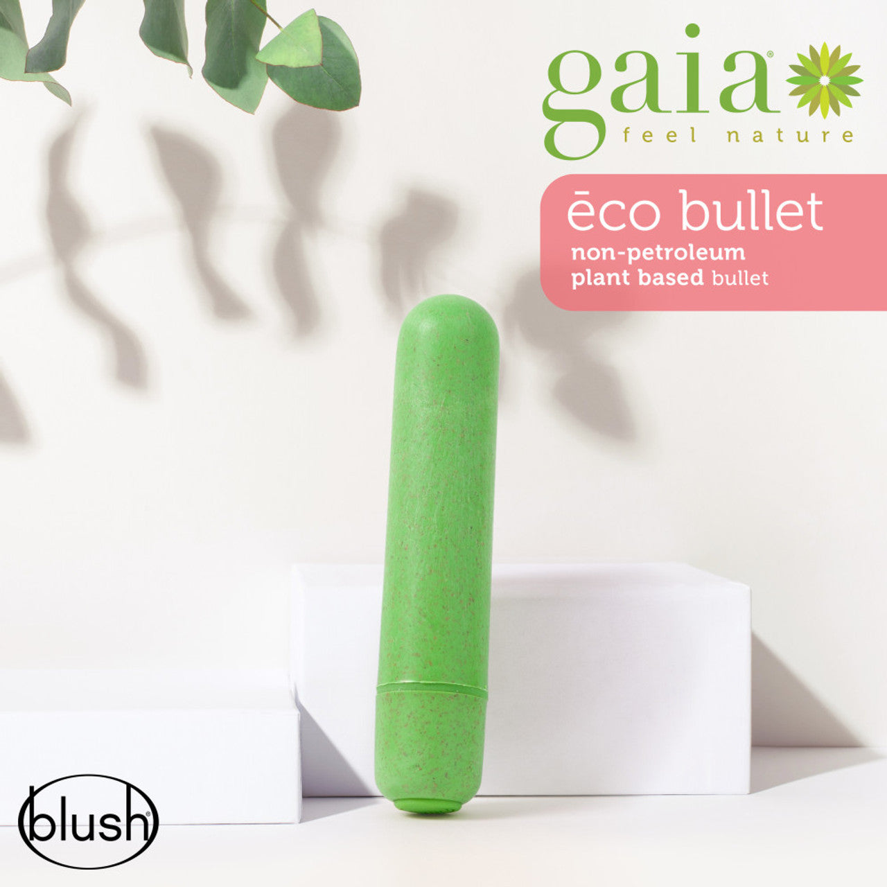 Gaia Eco Biadegradable Bullet Vibrator - Green - Thorn & Feather