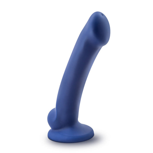 Avant D10 Ergo Mini Indigo Platinum Cured Silicone Dildo - Thorn & Feather