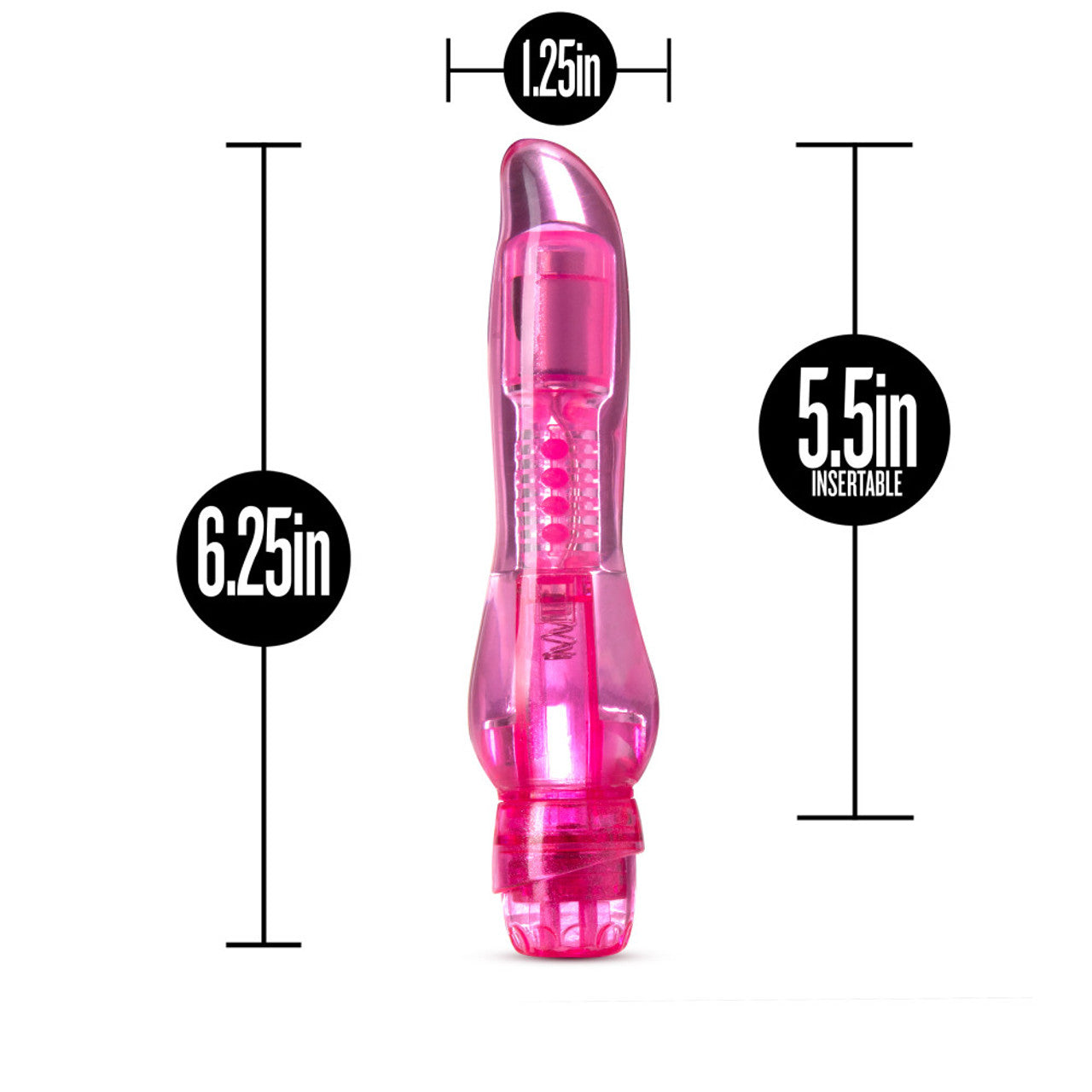 Naturally Yours Cha Cha Vibrating Dildo - Pink