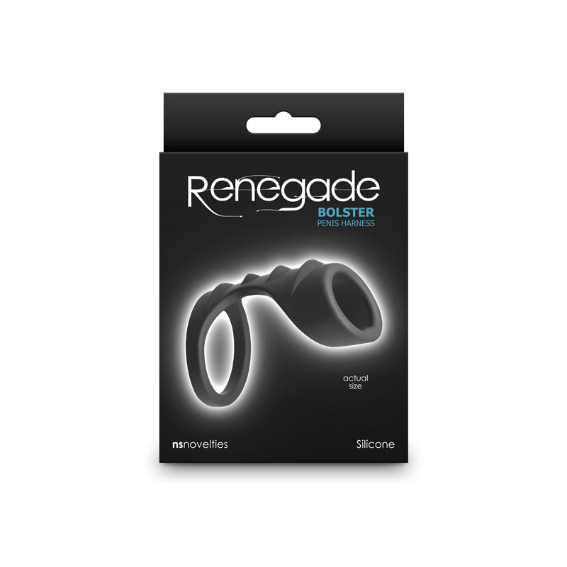 Renegade Bolster Penis Harness - Black