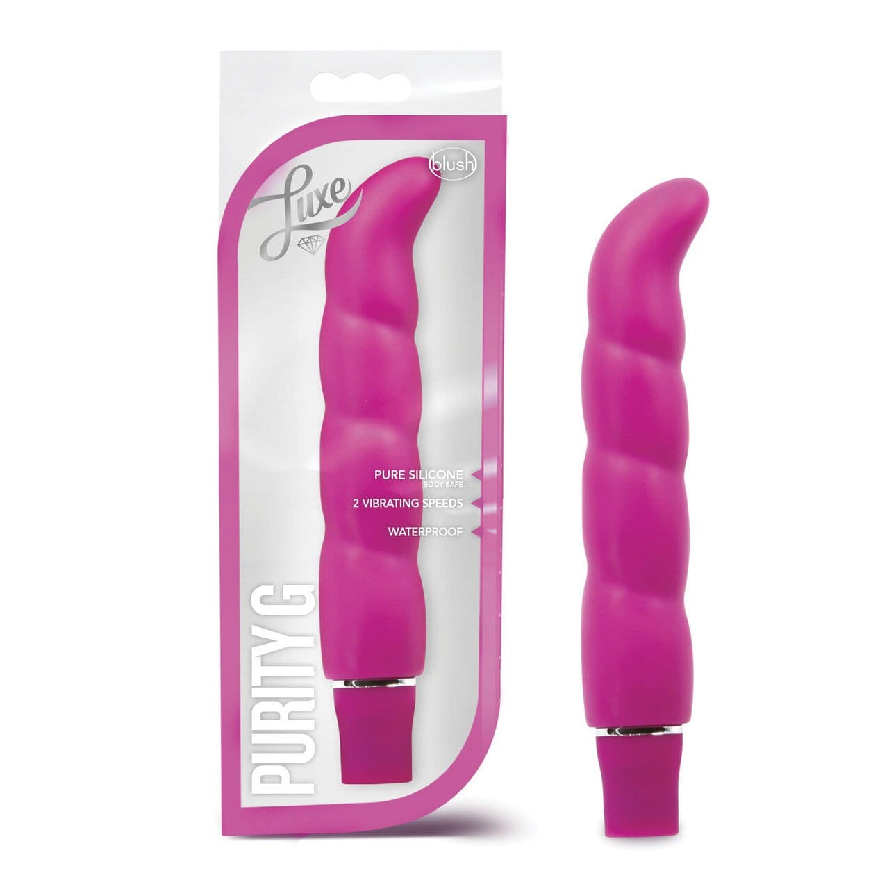 Blush Luxe Purity G Silicone Vibrator - Thorn & Feather