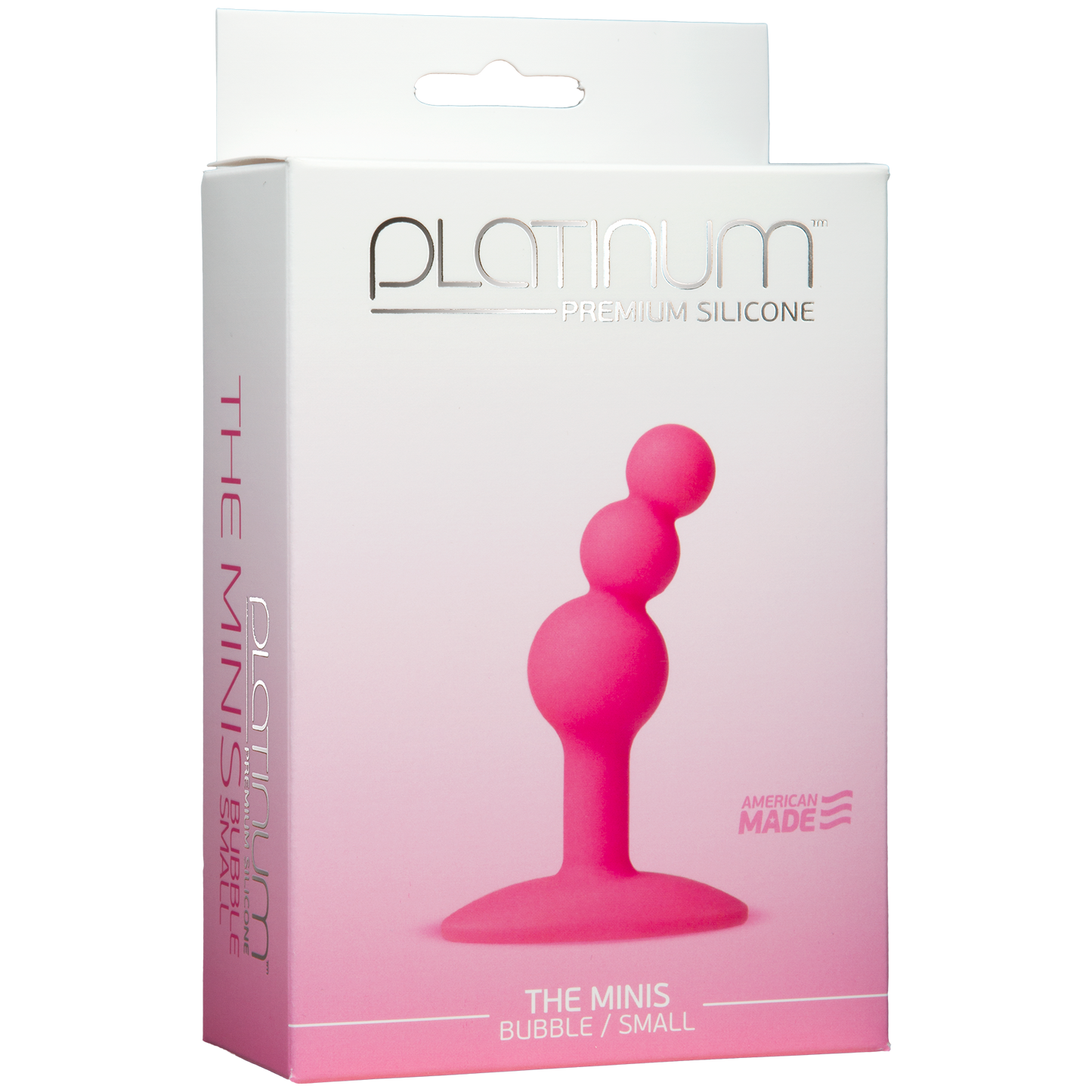 Platinum Premium Silicone The Mini's Bubble - Small, Pink - Thorn & Feather Sex Toy Canada