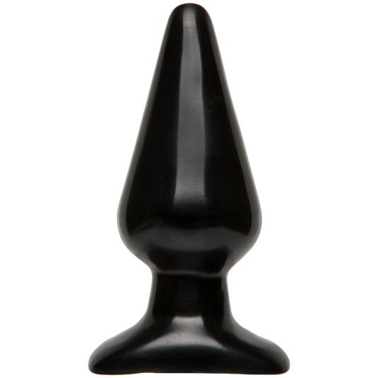 Classic Smooth Butt Plugs - Large, Black - Thorn & Feather Sex Toy Canada