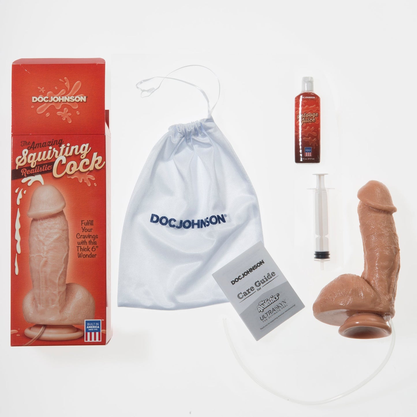 The Amazing Squirting Realistic® Cock - Vanilla - Thorn & Feather Sex Toy Canada