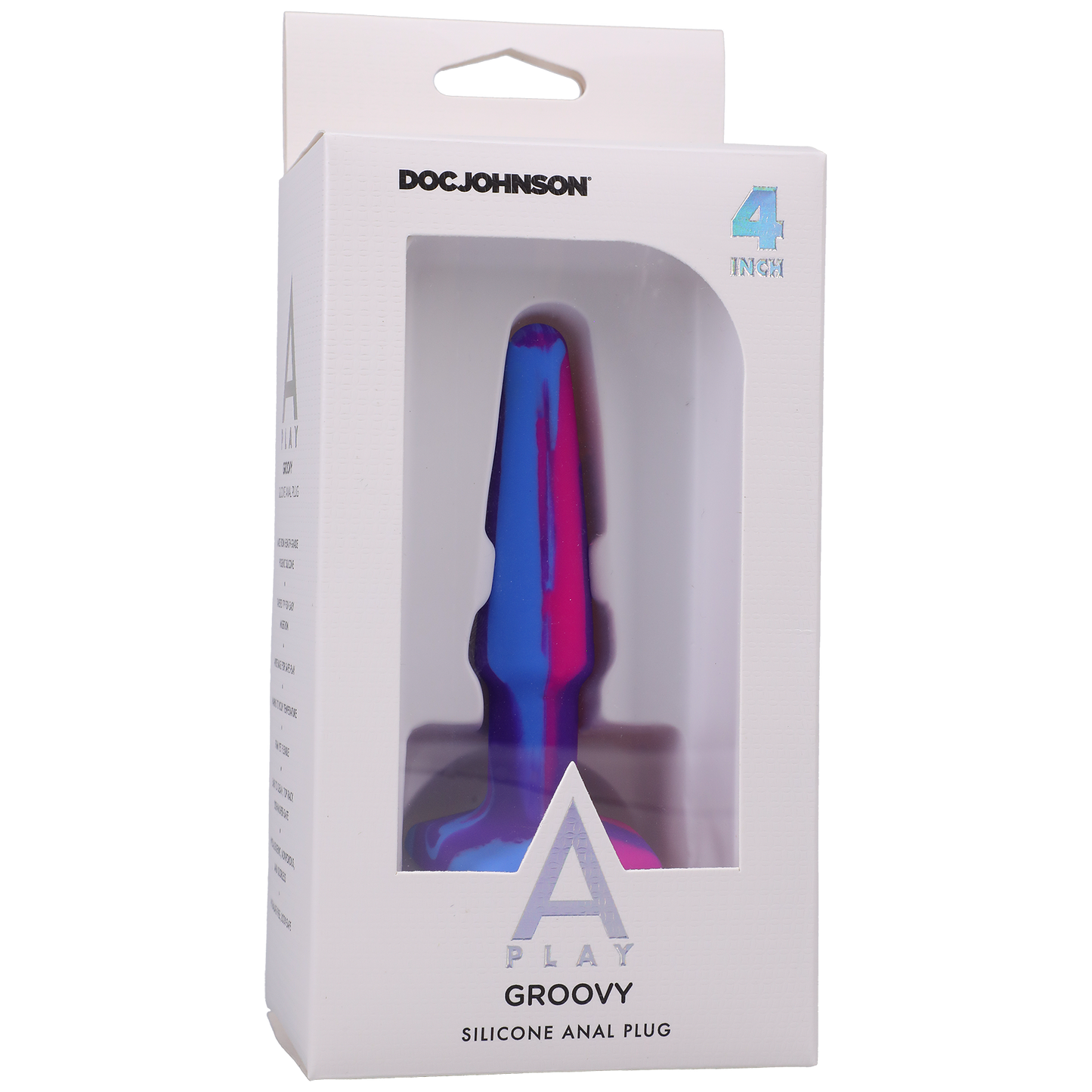 Silicone Anal Plug - 4 inch, Berry - Thorn & Feather Sex Toy Canada