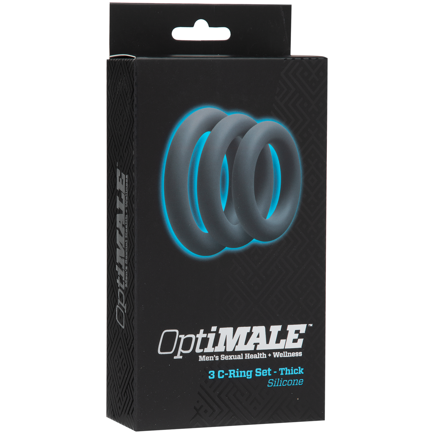 OptiMALE 3 C-Ring Set Thick - Slate - Thorn & Feather Sex Toy Canada