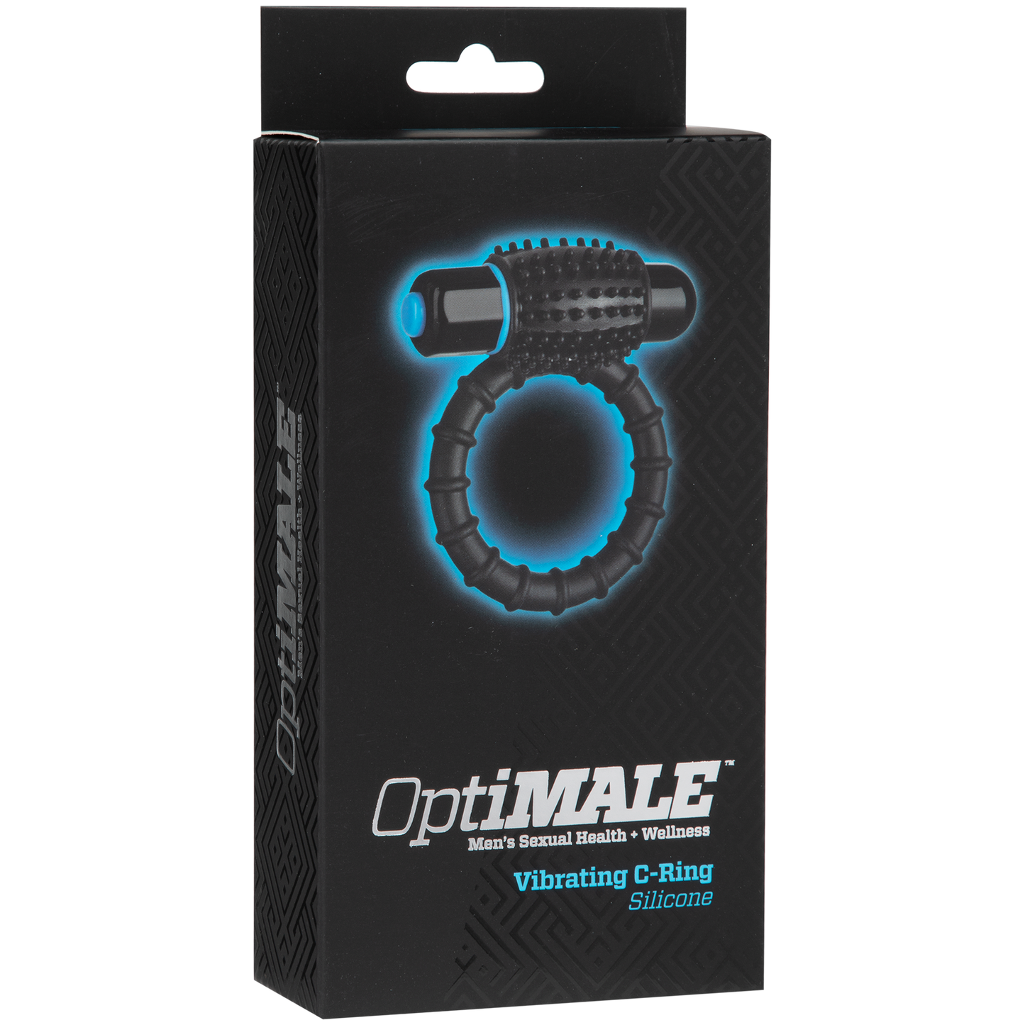 OptiMALE Vibrating C-Ring - Black - Thorn & Feather Sex Toy Canada