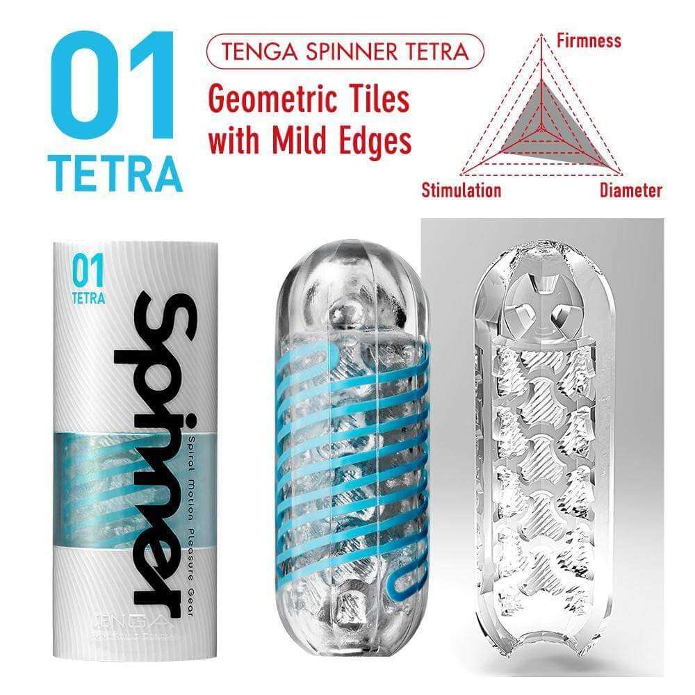Tenga Spinner - 01 TETRA - Thorn & Feather Sex Toy Canada