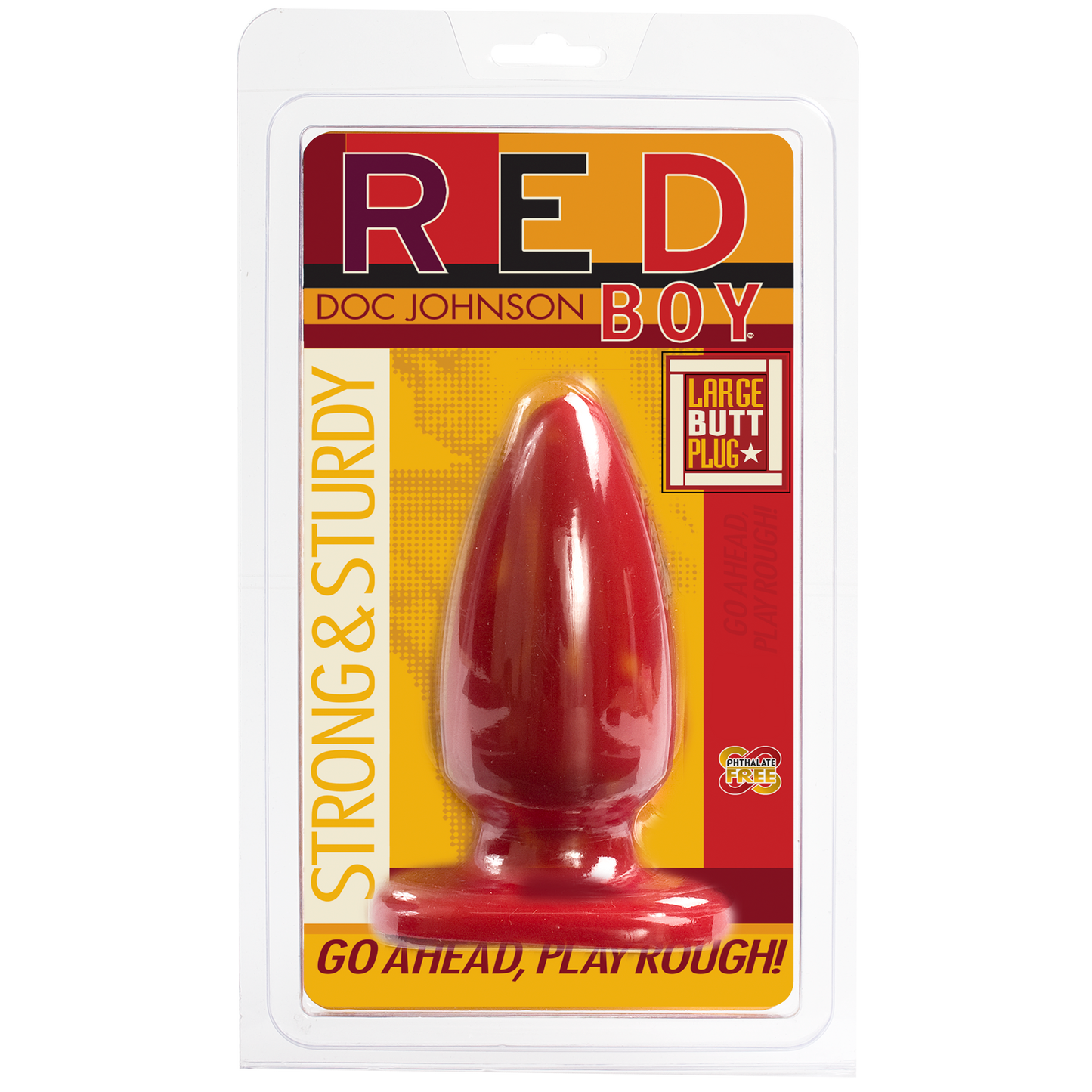 Red Boy Large 5" Butt Plug - Thorn & Feather Sex Toy Canada