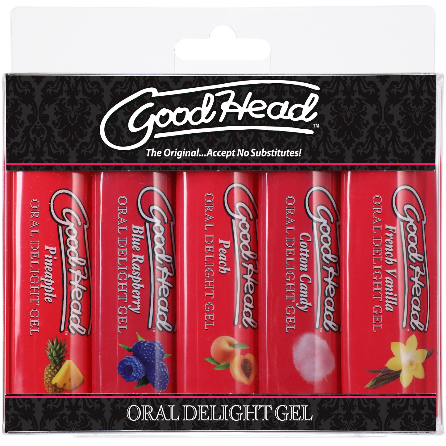 GoodHead Oral Delight Gel - 5 Pack, 1 fl. oz. - Thorn & Feather Sex Toy Canada