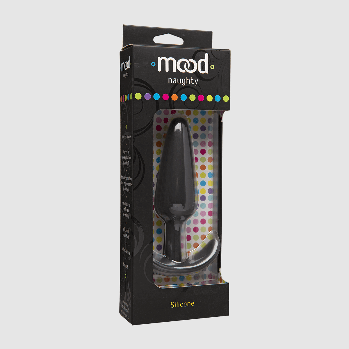 Mood Naughty 1 X-Large Tapered Plug - Black - Thorn & Feather Sex Toy Canada