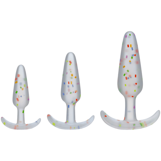 Pride Silicone Anal Trainer Set - Multi-Colored - Thorn & Feather Sex Toy Canada