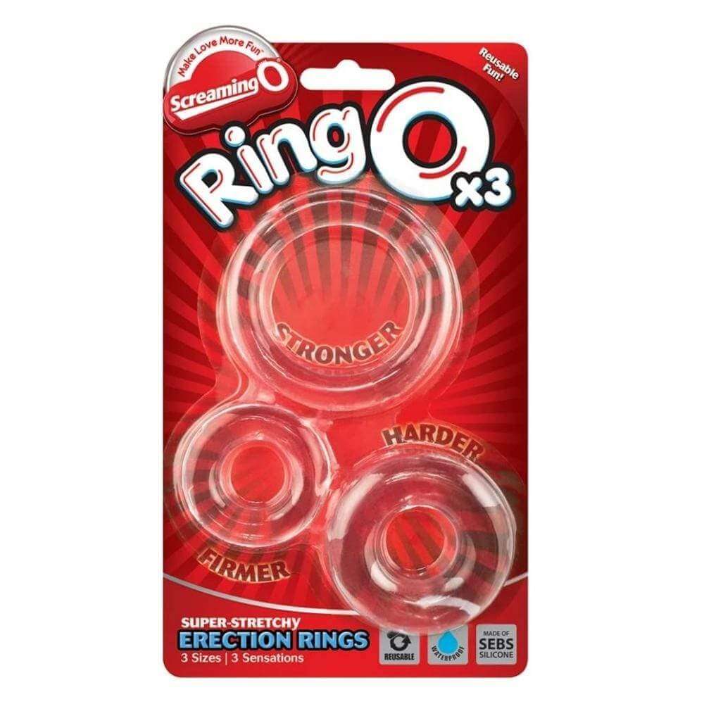 Screaming O - The Screaming O 3-Pack of Asst RingO Sizes - Thorn & Feather Sex Toy Canada