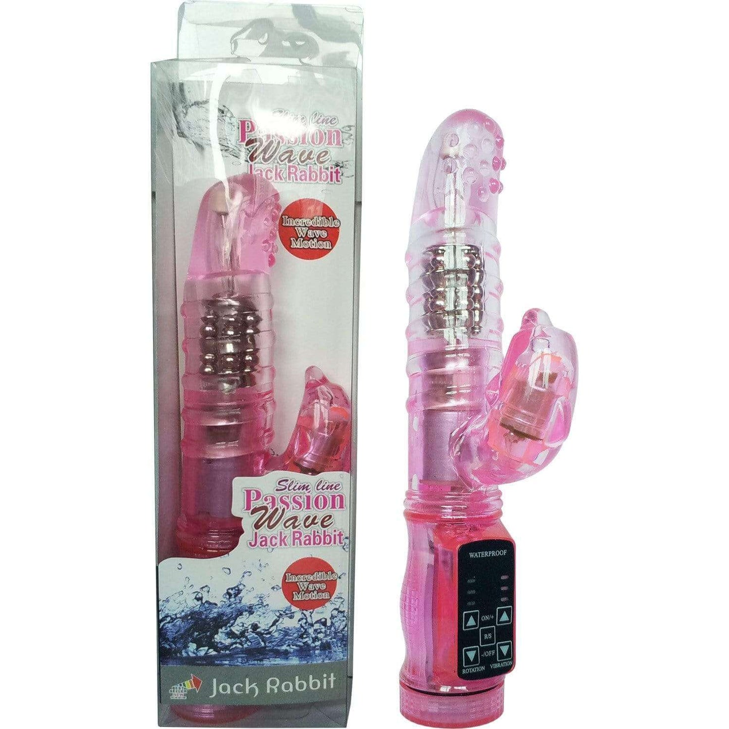 Slim Line Passion Wave Jack Rabbit - Dolphine - Thorn & Feather Sex Toy Canada