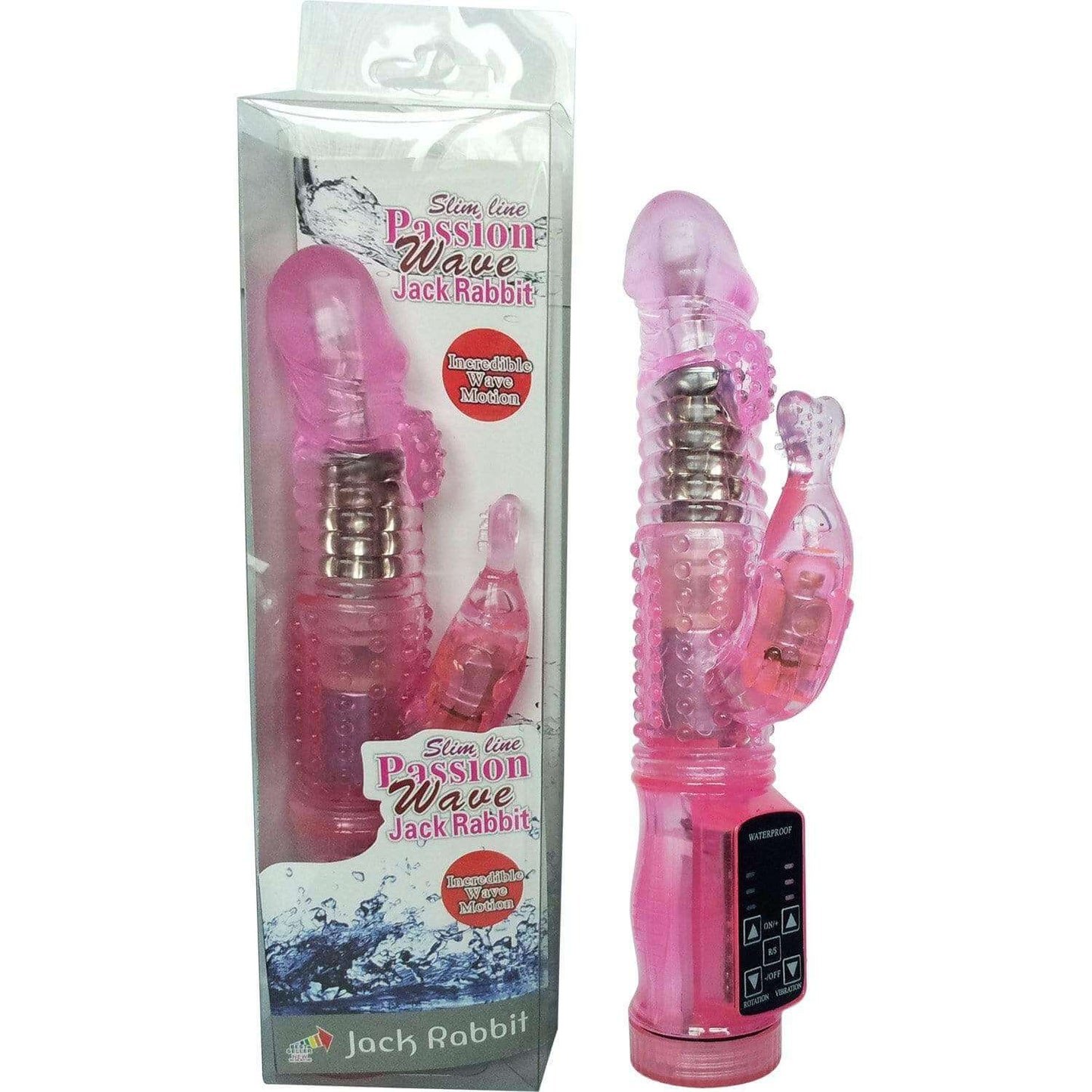 Slim Line Passion Wave Jack Rabbit - Thorn & Feather Sex Toy Canada