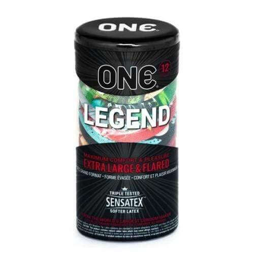 ONE The Legend (X-Large) Condoms - Bulk Each - Thorn & Feather Sex Toy Canada