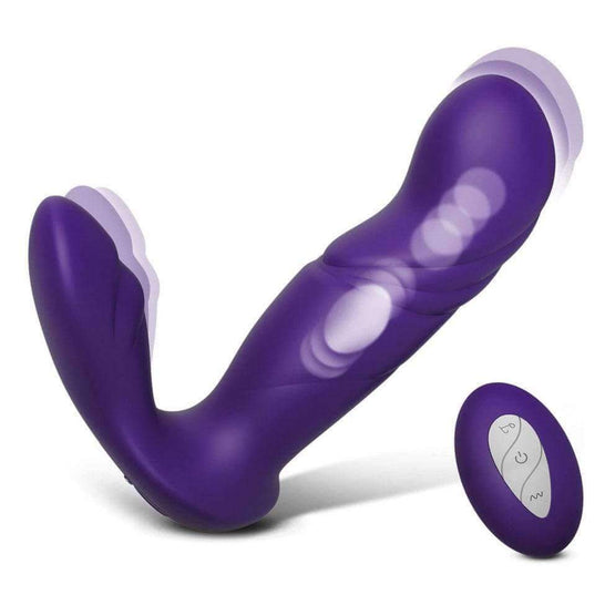 Tracy's Dog Lucky 7 Purple Baby G-Spot & P-Spot Couple Toy - Thorn & Feather Sex Toy Canada