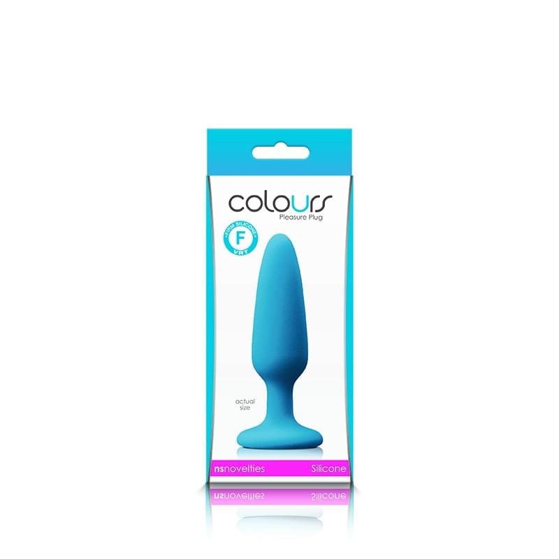 Colours Pleasures Small Plug - Blue - Thorn & Feather Sex Toy Canada