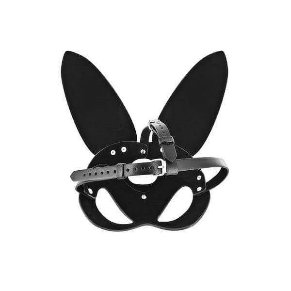 Adjustable Faux Leather Bunny Mask - Thorn & Feather Sex Toy Canada