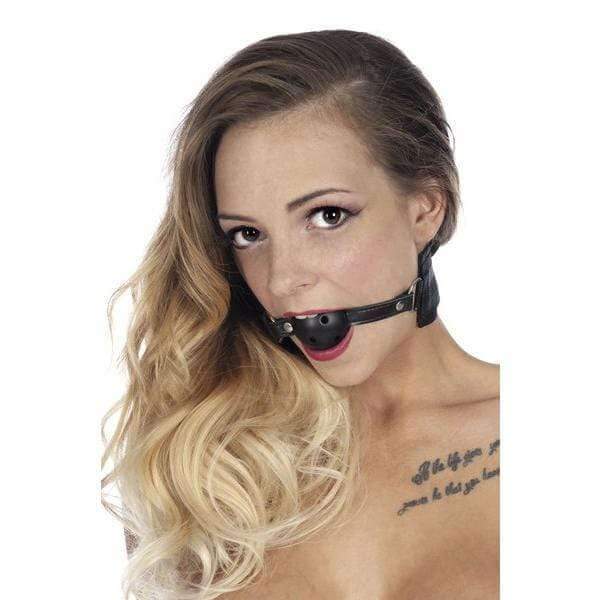 Wrist Straps with Ball Gag - Thorn & Feather Sex Toy Canada