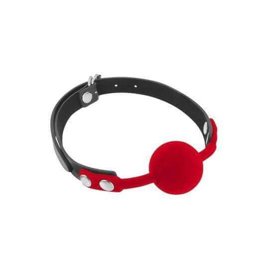 Silicone Gag Ball - Red - Thorn & Feather Sex Toy Canada