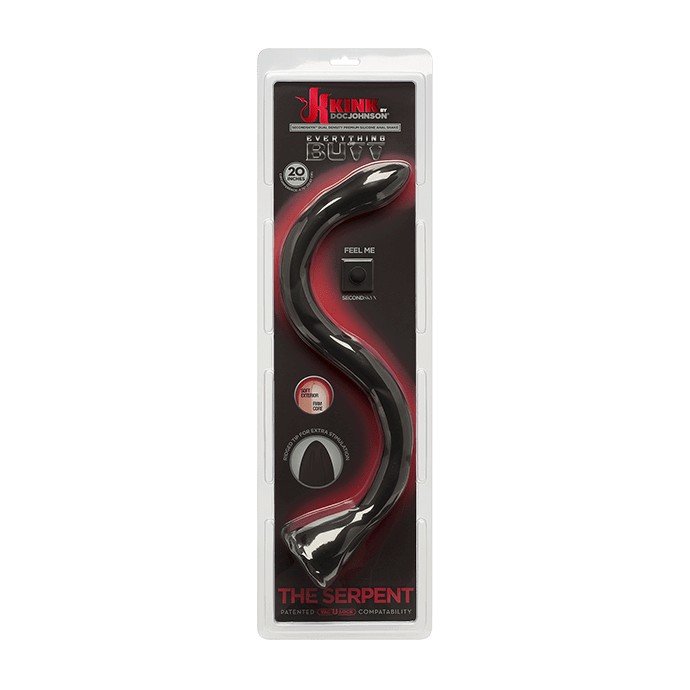 The Serpent Second Skyn Dual Density Silicone Anal Snake - Thorn & Feather Sex Toy Canada