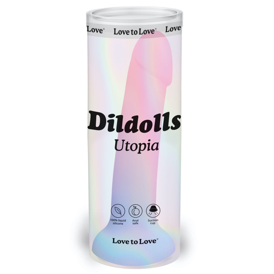 Dildolls Utopia Gradient Pastel Dildo - Thorn & Feather Sex Toy Canada
