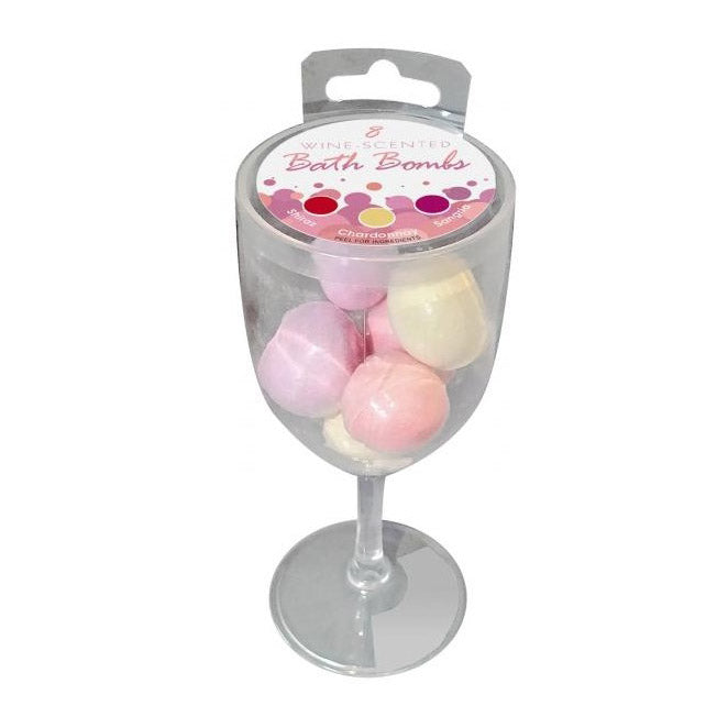 Bath Romance - Wine Scented Bath Bombs (8 pc) - Thorn & Feather Sex Toy Canada