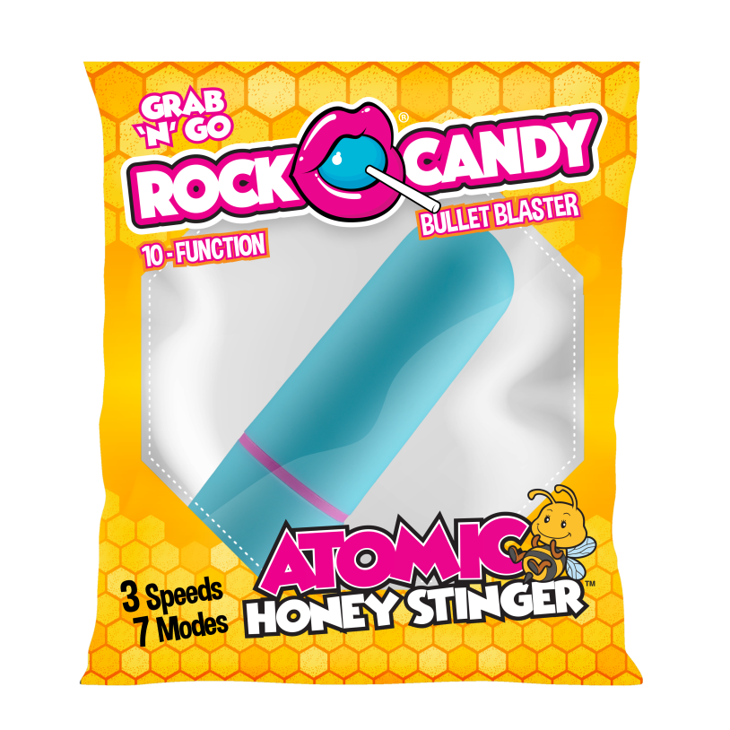 Atomic Honey Stinger Bullet Vibe - Blue - Thorn & Feather Sex Toy Canada