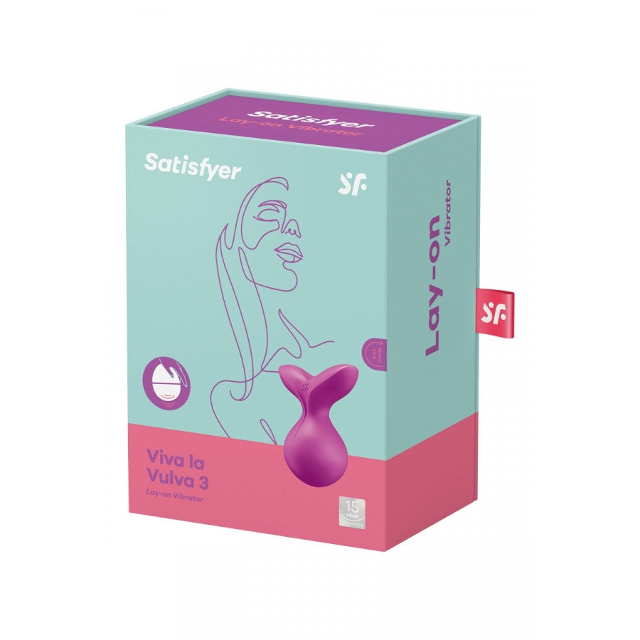 Satisfyer Viva La Vulva 3 Lay-On Clitoral Vibrator