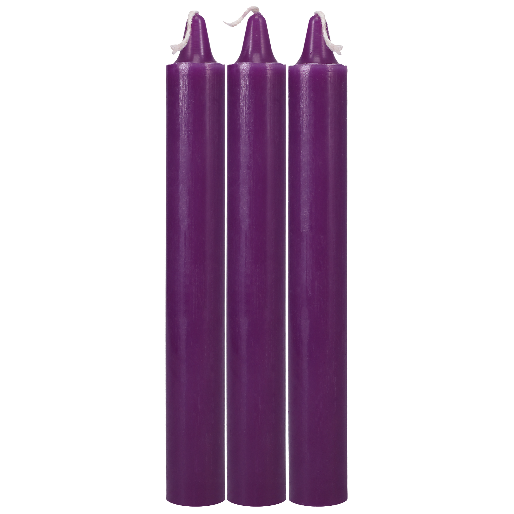 Japanese Drip Candles - Set of 3, Purple - Thorn & Feather Sex Toy Canada