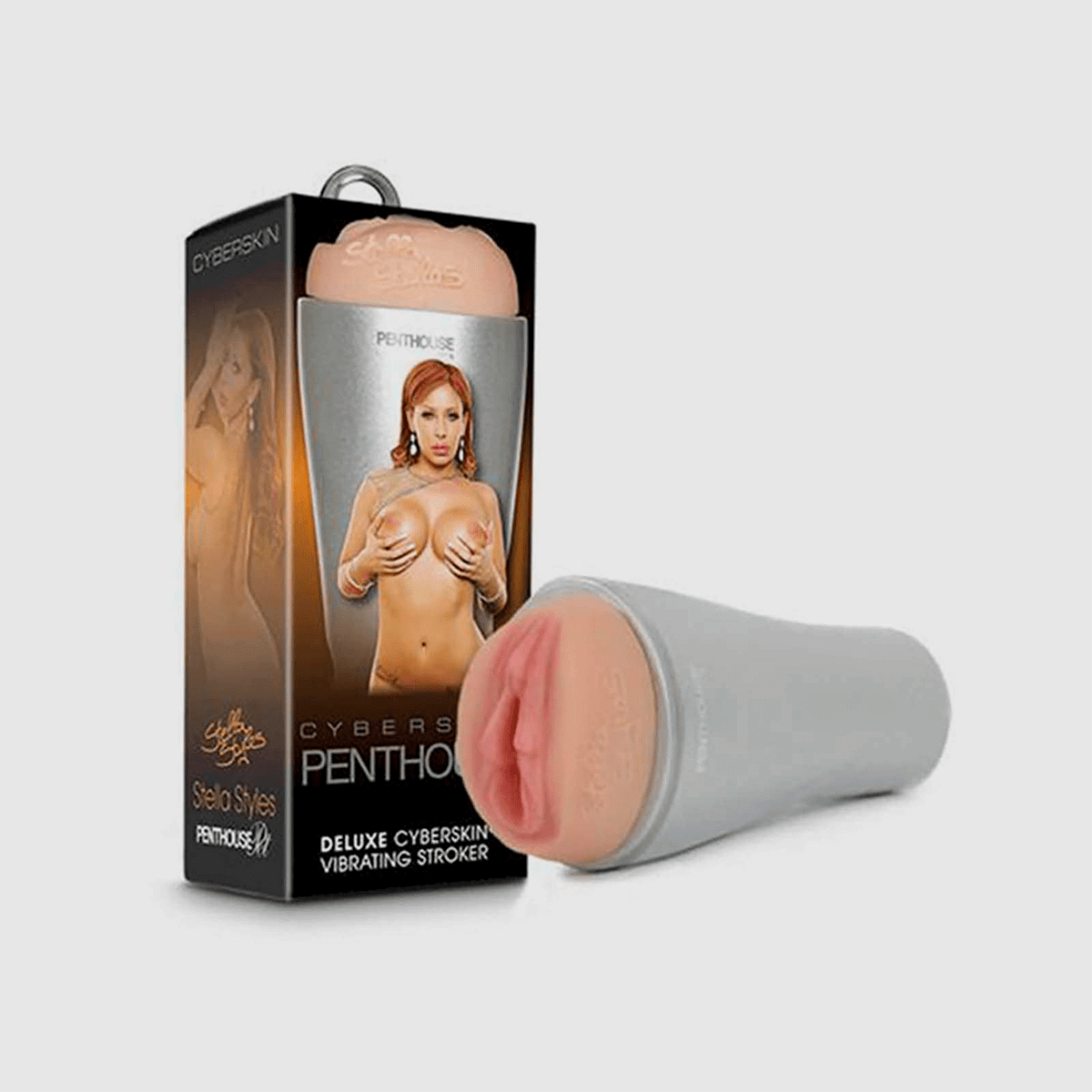 Penthouse Deluxe Vibrating CyberSkin Stroker - Stella - Thorn & Feather Sex Toy Canada