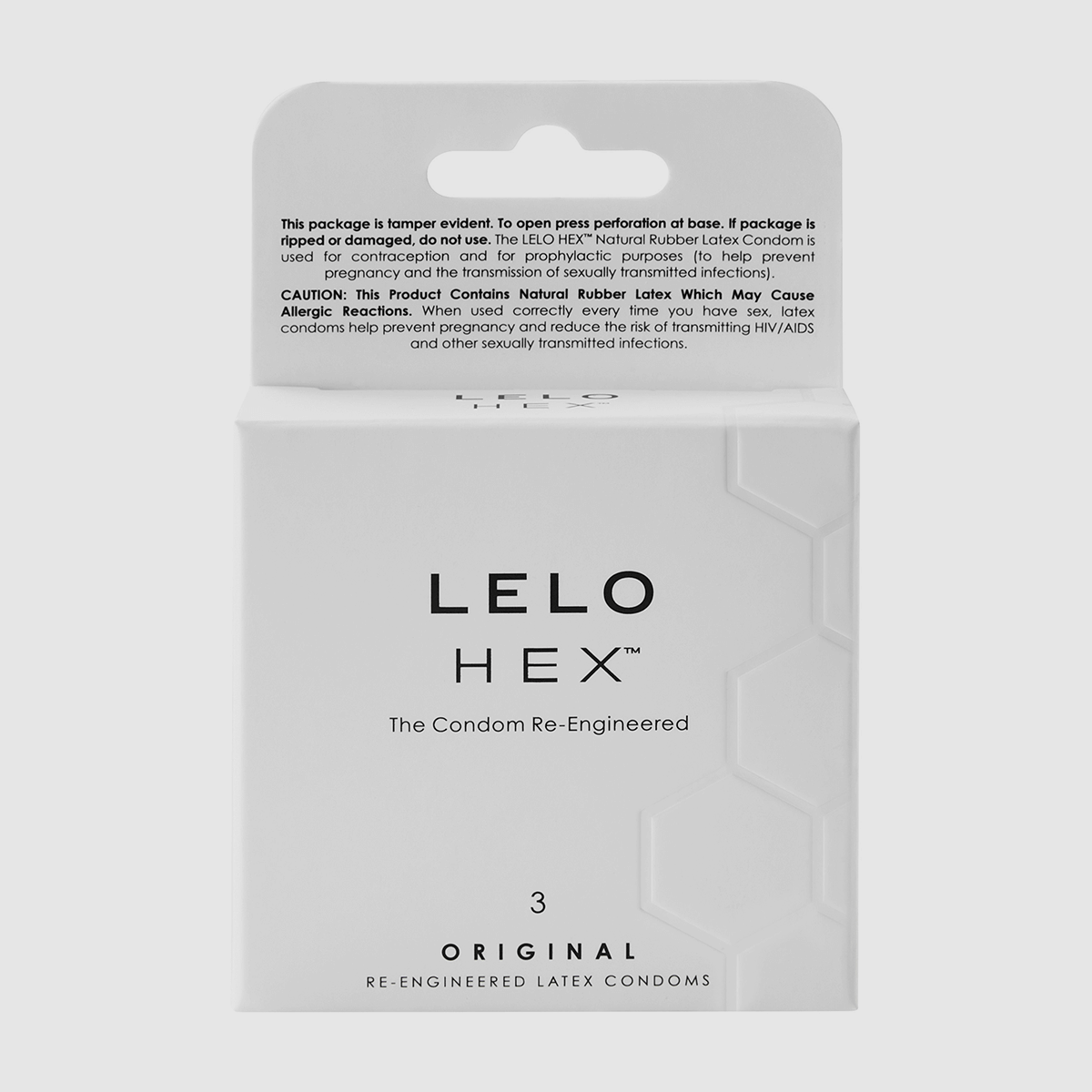 Lelo Hex Condoms Original - 3 Pack - Thorn & Feather Sex Toy Canada