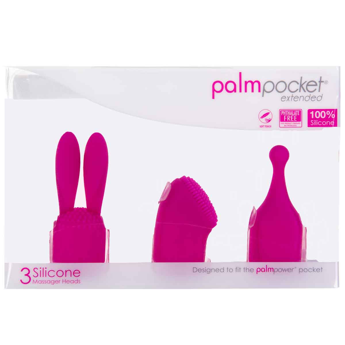 PalmPower Extended Head Attachments - Bunny, Brush, Pawn