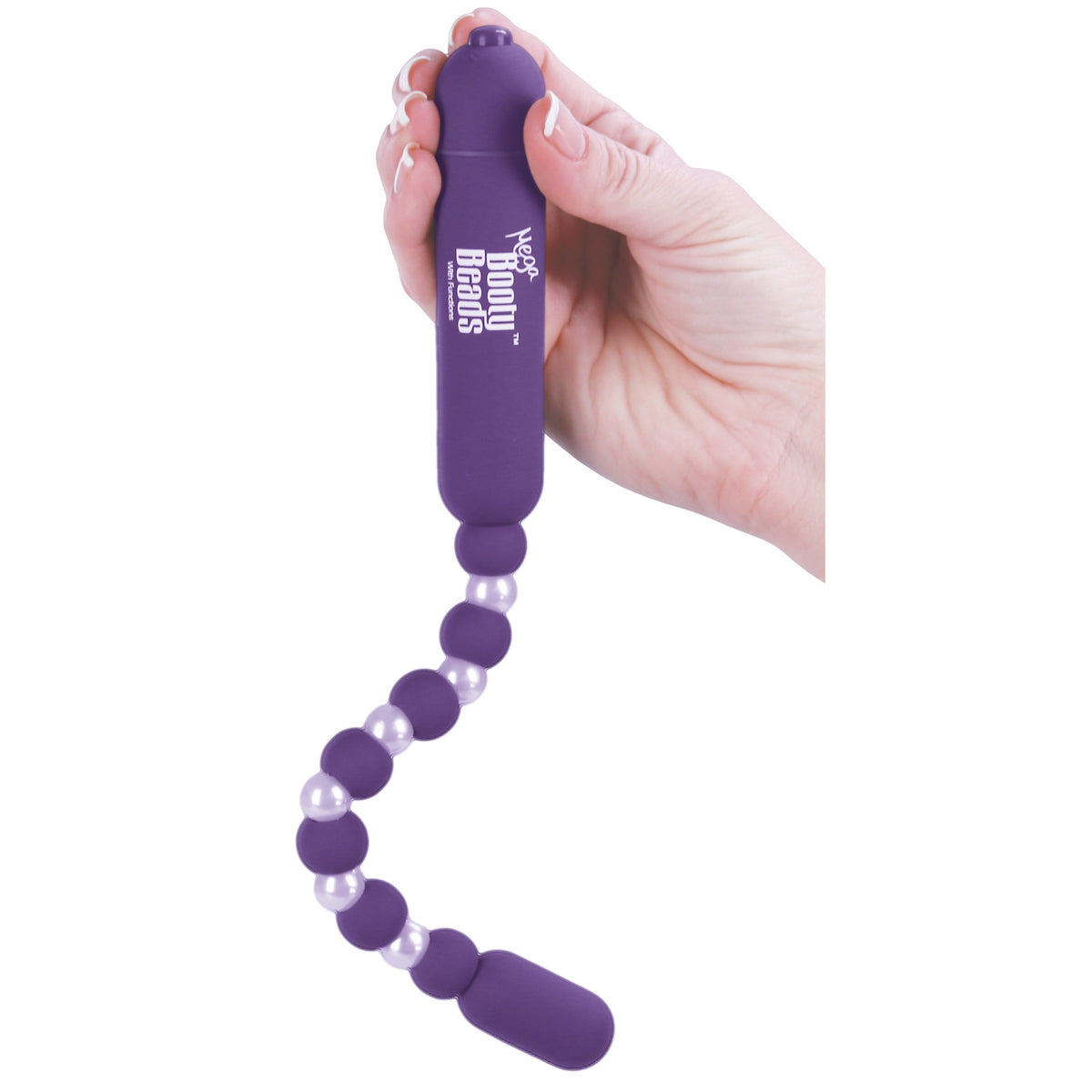 Power Bullet Mega Booty Beads with 7 Functions - Violet - Thorn & Feather Sex Toy Canada