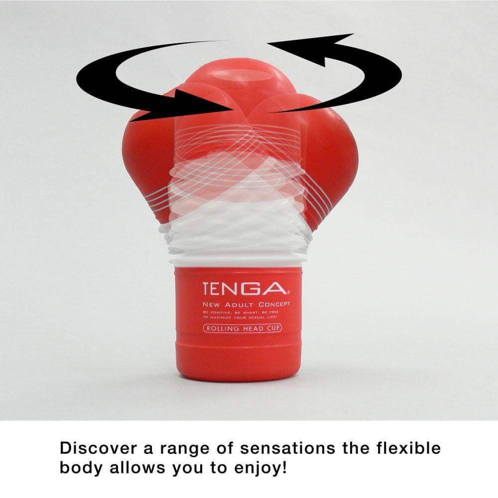 Tenga Rolling Head Cup - Strong - Thorn & Feather Sex Toy Canada