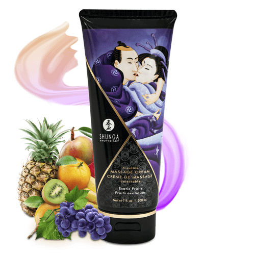 Shunga Kissable Massage Cream - 200 ml / 7 oz. - Thorn & Feather Sex Toy Canada