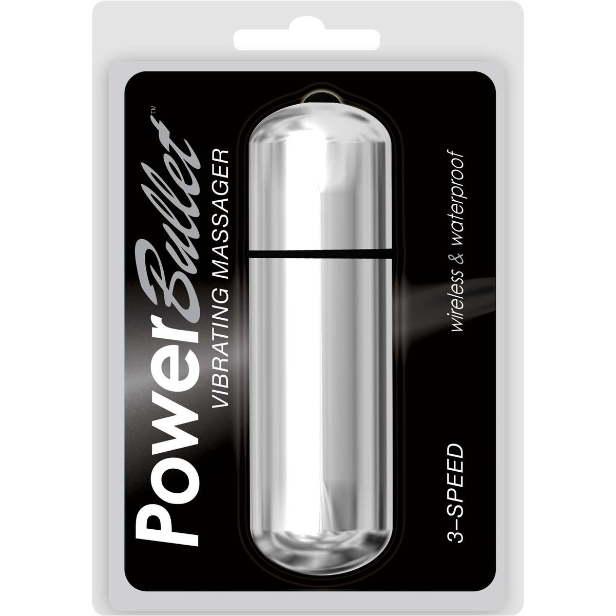Power Bullet 3-Speed 6-inch Bullet Vibrator - Silver - Thorn & Feather Sex Toy Canada